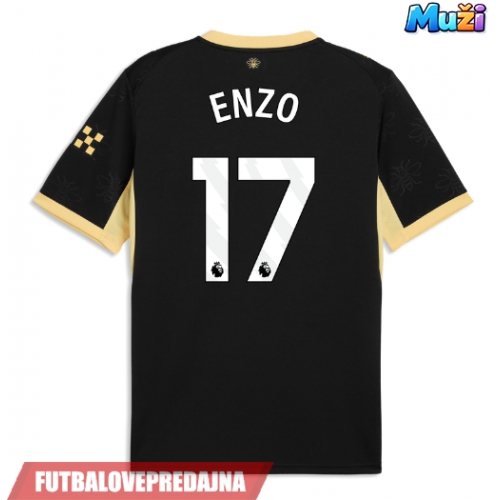 Lacne Muži Futbalové dres Manchester City Enzo Fernandez #17 2026-27 Krátky Rukáv - Preč